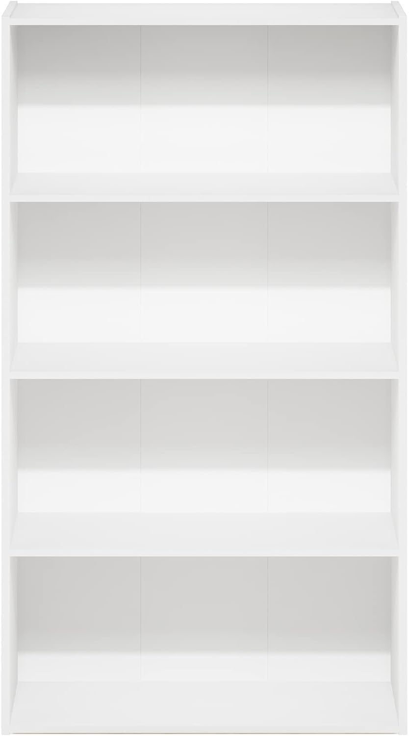 4-Tier Open Bookcase – Space-Saving Storage & Display Shelf for Living Room, Bedroom & Office