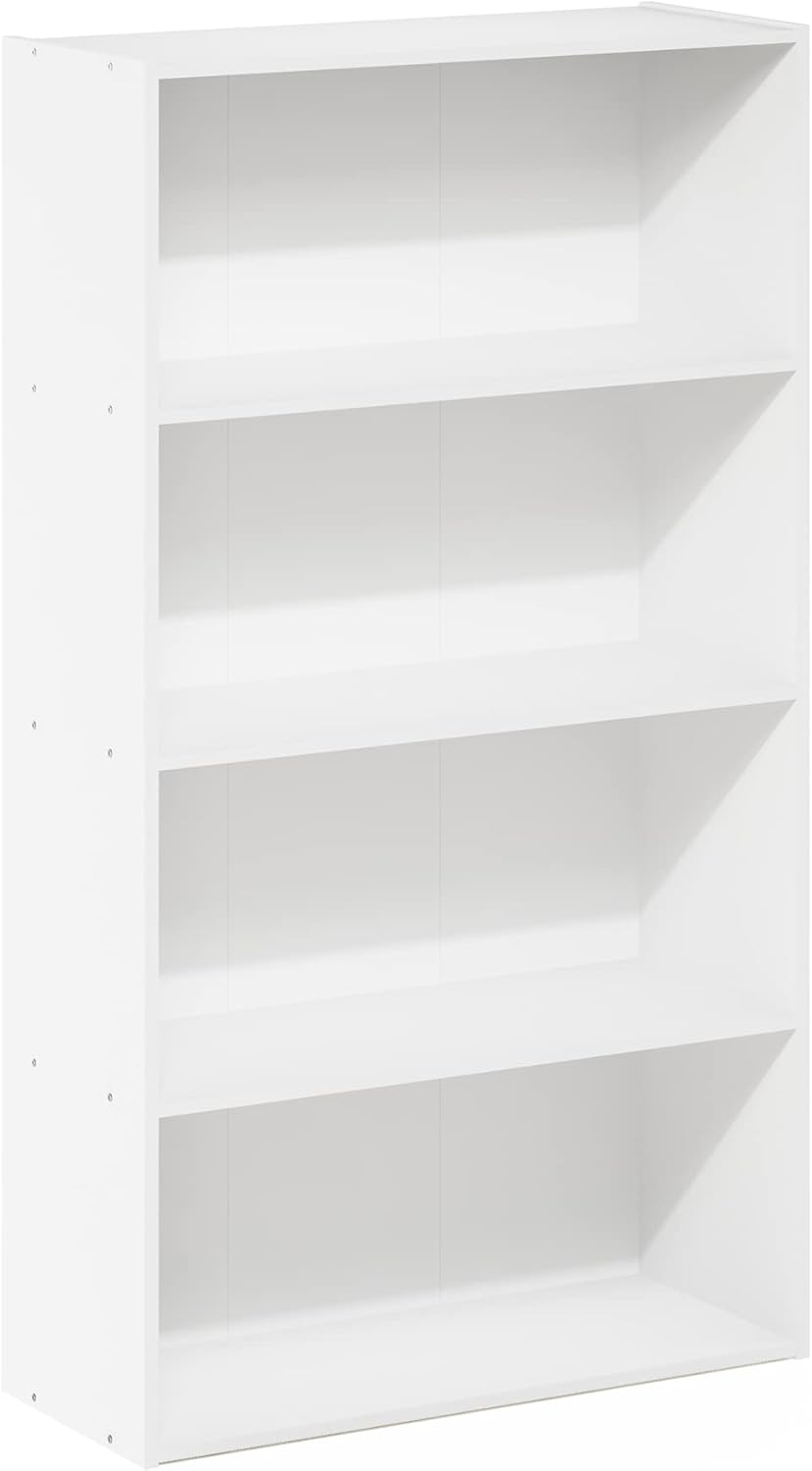 4-Tier Open Bookcase – Space-Saving Storage & Display Shelf for Living Room, Bedroom & Office