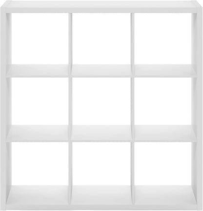 9-Cube Open Bookcase – Reversible Storage & Display Shelf for Living Room, Bedroom & Office