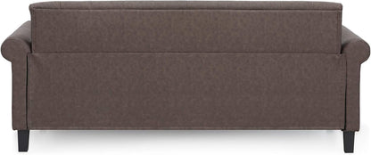 Vintage Tufted 3-Seater Sofa – Elegant Upholstered Couch with Classic Button Details