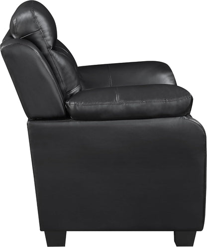 2-Piece Casual Living Room Set – Cozy Upholstered Sofa & Loveseat for a Stylish Home