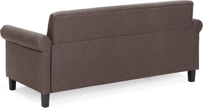 Vintage Tufted 3-Seater Sofa – Elegant Upholstered Couch with Classic Button Details