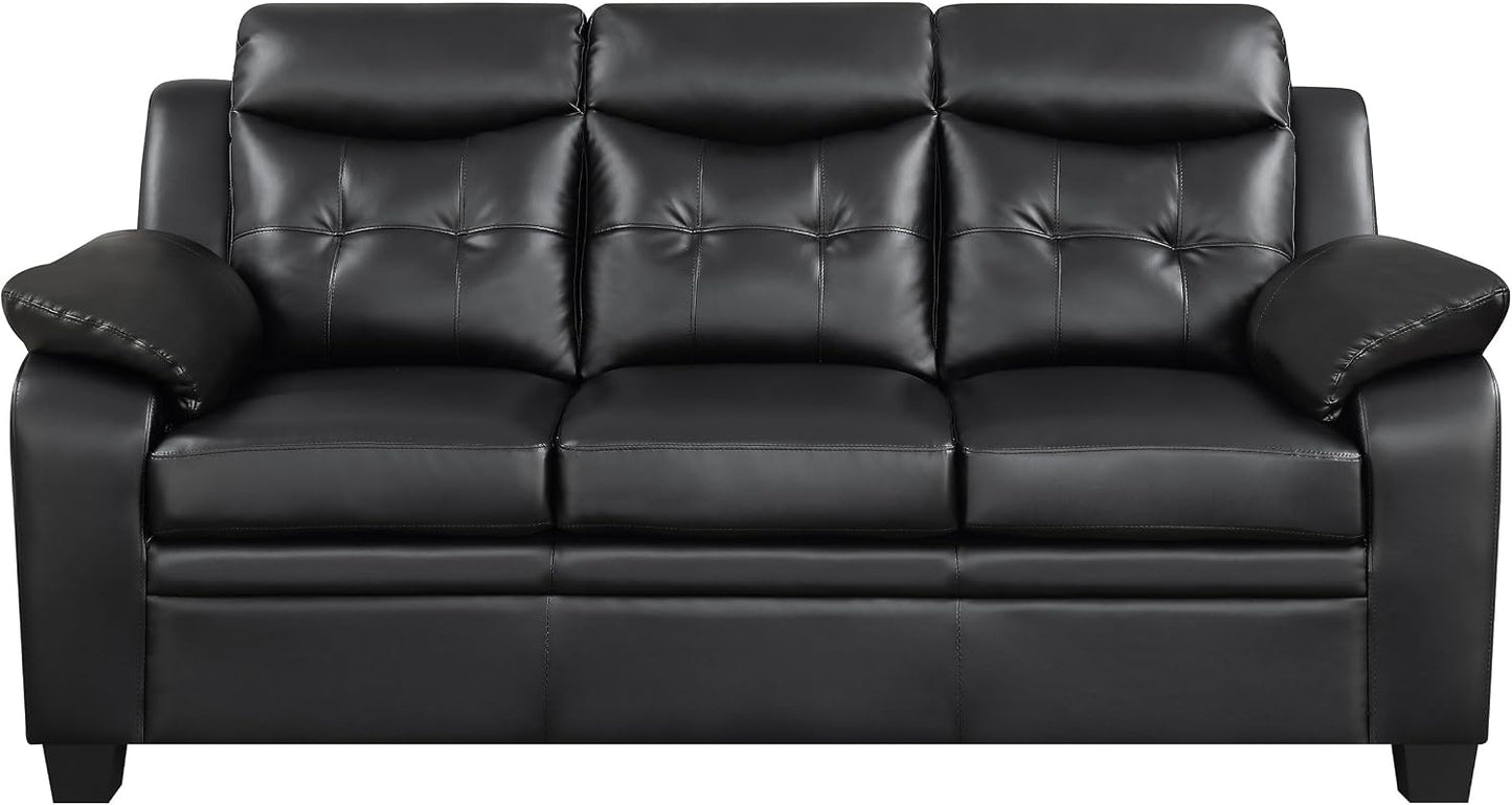 2-Piece Casual Living Room Set – Cozy Upholstered Sofa & Loveseat for a Stylish Home
