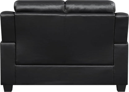 2-Piece Casual Living Room Set – Cozy Upholstered Sofa & Loveseat for a Stylish Home