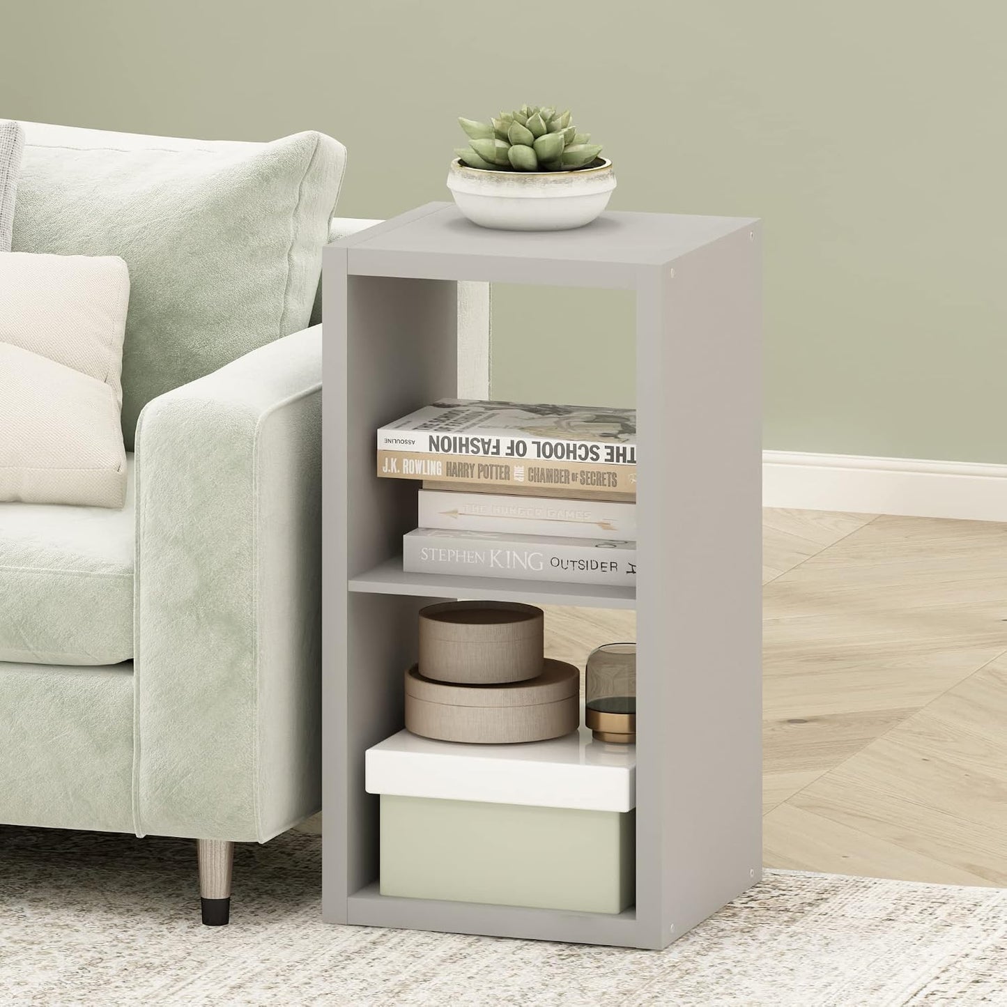 Open Cube Storage Organizer – Versatile Bookcase & Display Shelf for Living Room, Bedroom & Office